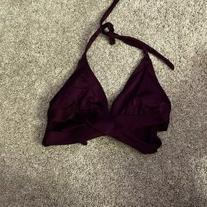 dark purple bikini top